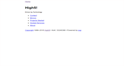 Desktop Screenshot of high5.nl